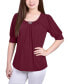 Фото #1 товара Women's Short Sleeve Balloon Sleeve Top