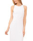 ფოტო #3 პროდუქტის Women's Eyelet Knit Midi Tank Dress