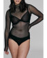 ფოტო #2 პროდუქტის Women's The Mockneck Top - Mesh