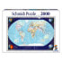 Фото #2 товара Пазл для детей Карта мира 2000 деталей Schmidt