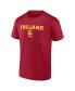 ფოტო #3 პროდუქტის Men's Cardinal USC Trojans Game Day 2-Hit T-shirt