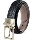 Фото #2 товара Women's Two-In-One Reversible Skinny Texture Embossed Belt