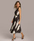 Фото #4 товара Платье DKNY женское с поясом и бельевой расцветкой