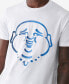 Фото #3 товара Men's Short Sleeve Ombre Buddha Face T-shirt