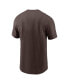 Фото #3 товара Men's Brown San Diego Padres Fuse Wordmark T-shirt