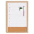 U Brands 11" X 16" Dry Erase Wood Frame Weekly Planner with Cork Strip & Marker