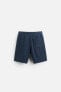 Viscose - linen bermuda shorts