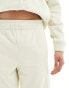 Mango drawstring relaxed co-ord trousers in off white