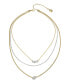 ფოტო #1 პროდუქტის Two-tone Knot Layered Necklace