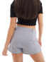 Pimkie pleated skort in light grey