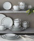 Фото #21 товара Charlotta Platinum 60 Piece Dinnerware Set, Service for 12