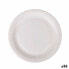 Plate set Algon Disposable White Cardboard 23 cm (36 Units)