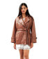 Women's BFF Belted Leather Jacket