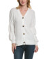 Фото #1 товара Luxe Always V-Neck Cardigan Women's White L