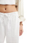 Фото #4 товара Tommy Jeans Harper co-ord linen trousers in white