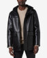 ფოტო #1 პროდუქტის Men's Donohue Faux Leather Fleece-Lined Parka Jacket