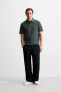 TEXTURED POLO SHIRT