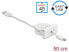 Фото #4 товара Разъем USB Delock 81319 - 0,62 м - USB A - Micro-USB B - USB 2.0 - 480 Mбит/с - белый