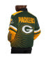 ფოტო #1 პროდუქტის Men's Green Green Bay Packers Extreme Redzone Full-Snap Varsity Jacket