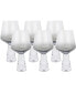 Фото #1 товара Сервировка стола Vivience бокалы для вина ombre, набор из 6 шт.