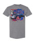 ფოტო #3 პროდუქტის Men's Heather Gray Kyle Larson Pit Road T-shirt