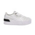 Фото #1 товара Puma Carina Lift Summer Graphic Platform Youth Girls White Sneakers Casual Shoe