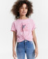 ფოტო #1 პროდუქტის Big Girls Script Short-Sleeve T-Shirt