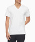 ფოტო #2 პროდუქტის Men's 3-Pack Cotton Classics Short-Sleeve V-Neck Undershirts