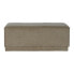 Bench DKD Home Decor Brown Polyester MDF Wood 100 x 40 x 40 cm