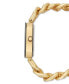 Фото #3 товара Women's Black & Gold-Tone Link Bracelet Watch 26mm Set, Created for Macy's