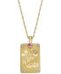 Фото #1 товара Fossil women's Disney x Fossil Special Edition Gold-Tone Stainless Steel Pendant Necklace