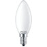 Фото #1 товара Светодиодная лампочка Philips Вуаль E 6,5 W 60 W E14 806 lm 3,5 x 9,7 cm (4000 K)