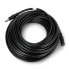 Фото #1 товара Электрический кабель удлинительный DC 5,5/2,1mm - мужской-женский - 10м - черный - Goobay 71400