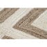 Carpet DKD Home Decor Scandi White Light brown Jute (150 x 150 x 1 cm)