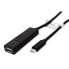 VALUE 12.99.1114 - 20 m - USB A - USB C - USB 2.0 - Black