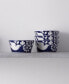 Фото #2 товара Bluefjord Floral 4 Piece Cereal Bowls Set, Service for 4
