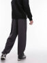 Фото #13 товара Topman textured balloon jogger in charcoal