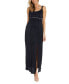 Фото #3 товара Women's Crinkle-Pleated Maxi Dress & Jacket