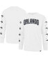 Фото #2 товара Men's White Orlando Magic City Edition Downtown Franklin Long Sleeve T-shirt
