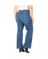 ფოტო #1 პროდუქტის Women's Plus Size Stretch Slim Straight Fit Jeans