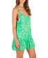 Фото #4 товара Juniors' Marina V-Neck Cover-Up Mini Dress