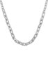 ფოტო #1 პროდუქტის Men's Diamond Link 20" Chain Necklace (1 ct. t.w.) in Sterling Silver
