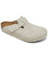 ფოტო #1 პროდუქტის Men's Boston Soft Footbed Suede Leather Clogs from Finish Line