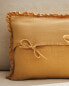 Linen cushion cover