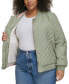 Фото #3 товара Plus Size Quilted Bomber Jacket