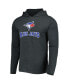Men's Heather Royal, Heather Charcoal Toronto Blue Jays Meter Hoodie and Joggers Set