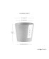 Фото #3 товара Amsterdam Modern Round Indoor and Outdoor Planter, 3in