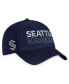 Фото #1 товара Men's Deep Sea Blue Seattle Kraken Authentic Pro Road Flex Hat