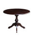 Фото #8 товара 42" Round Dual Drop Leaf Pedestal Table