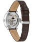 Фото #3 товара Часы Bulova Frank Sinatra Brown Leather 40mm